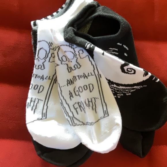 The Nightmare Before Christmas 30th 5 pair No show Socks - Picture 5 of 6